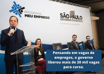 Cursos gratuitos oferecido pelo Governo de São Paulo