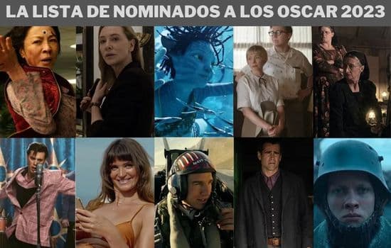 La lista de nominados a los Oscar 2023